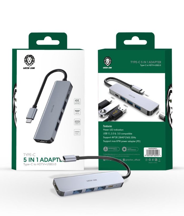 GREEN LION 5 in 1 type C