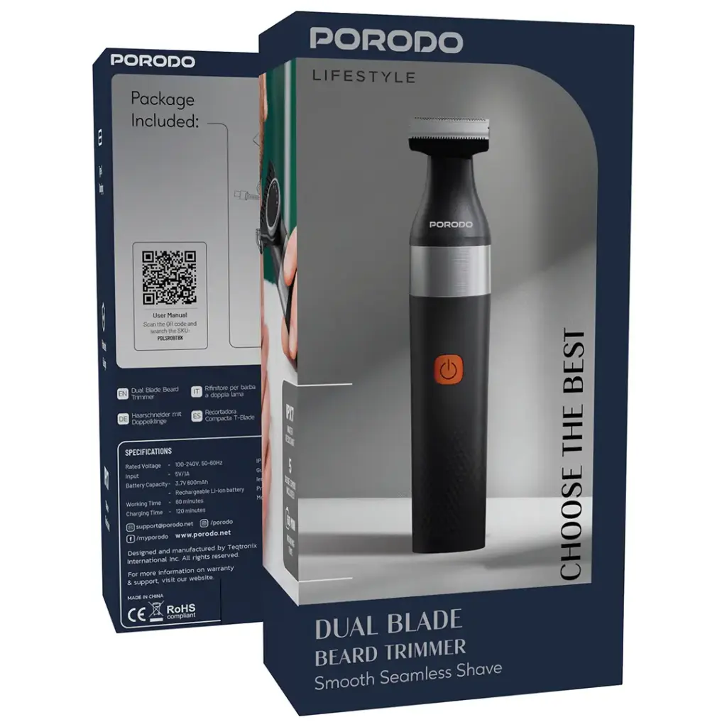 Porodo Dual Blade Beard Trimmer